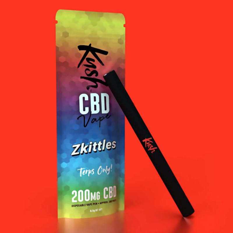 Kush Vape CBD Vaporizačné pero, Zkittles, 200 mg CBD